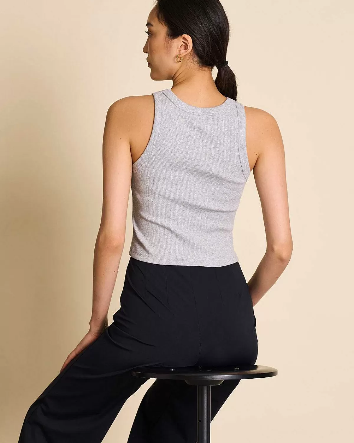 Organic Cotton Tank Top Porto Light Grey Gots>JAN 'N JUNE Best Sale